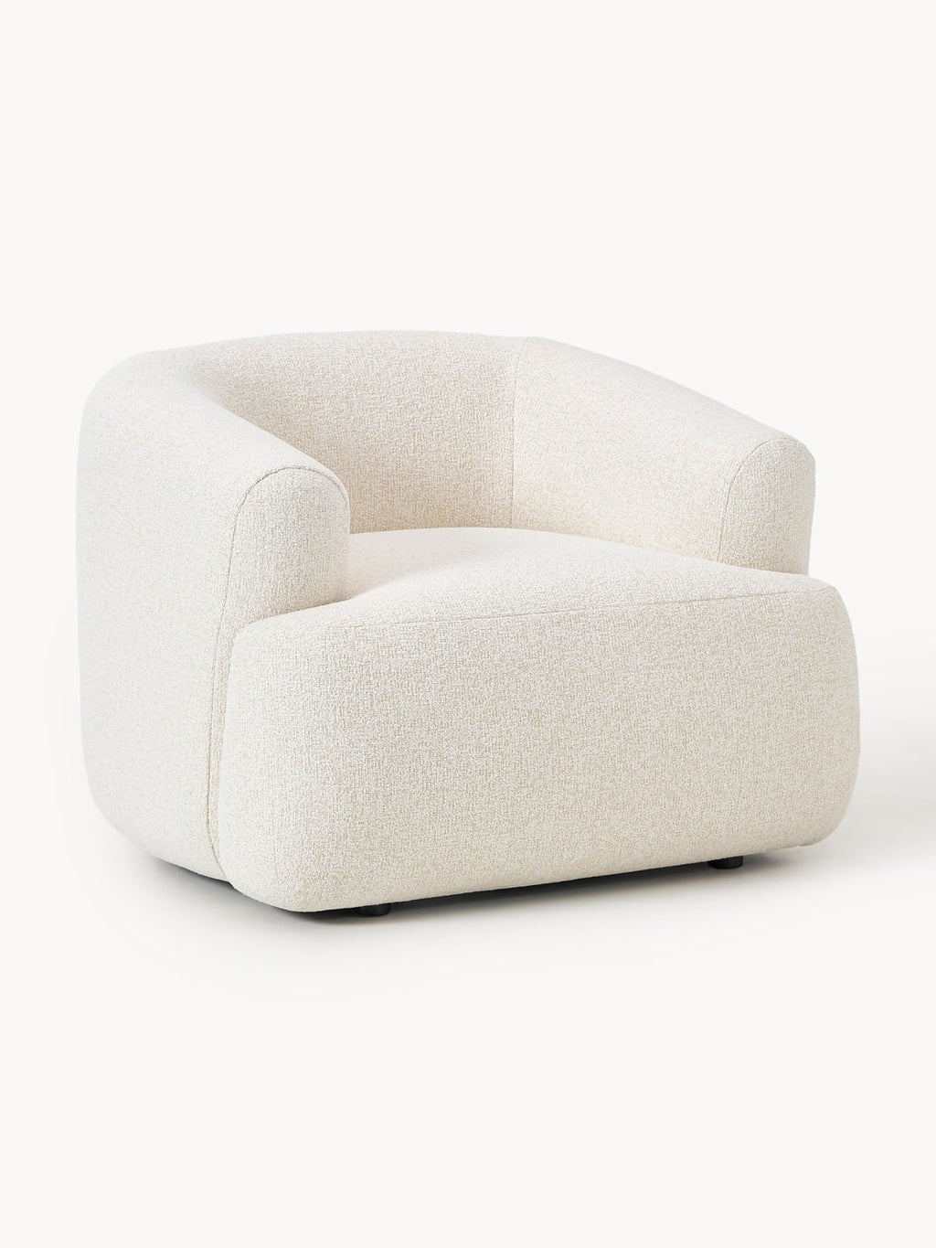 Sofia Bouclé Armchair — Light Grey