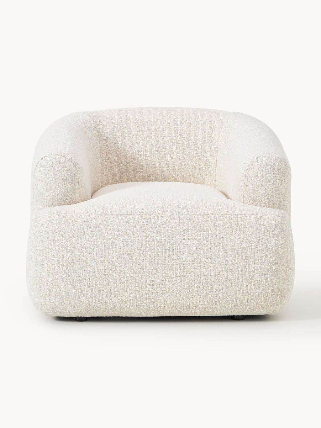 Sofia Bouclé Armchair — Light Grey