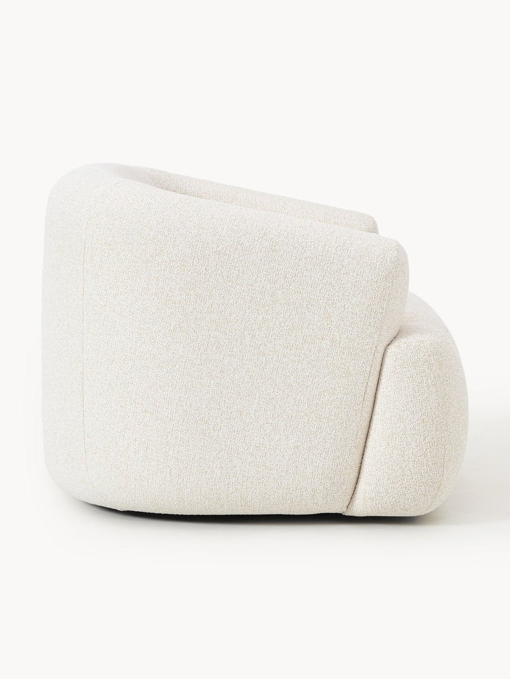 Sofia Bouclé Armchair — Light Grey
