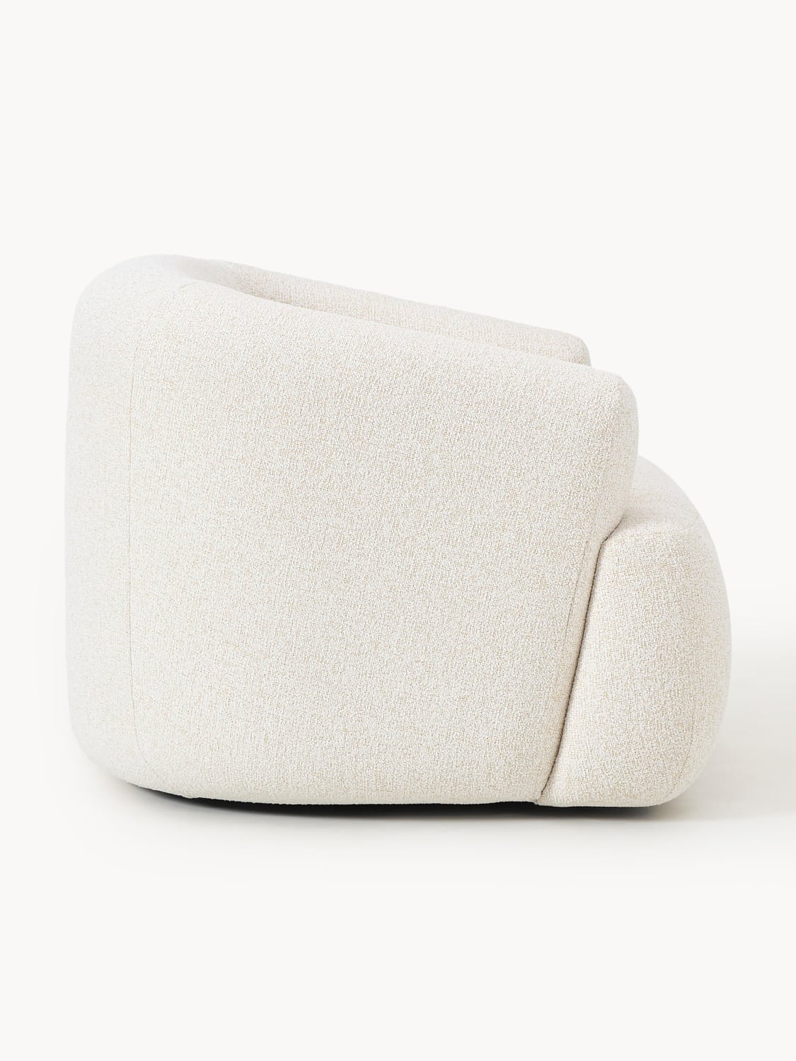 Sofia Bouclé Armchair — Light Grey