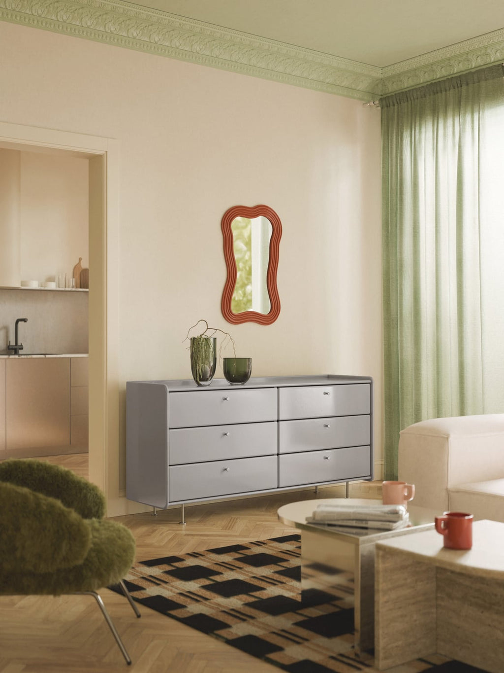 Coya Chest of Drawers — Grey