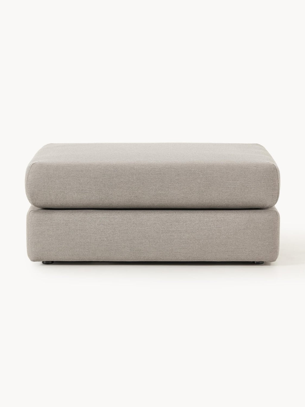 Rabea Garden Ottoman — Warm Grey