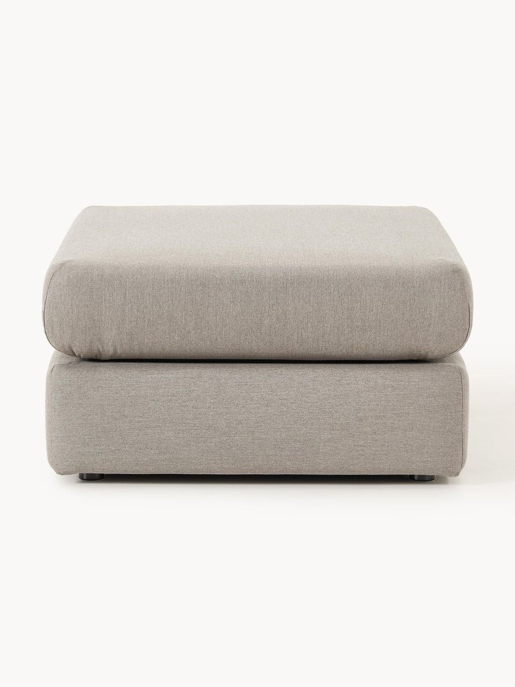 Rabea Garden Ottoman — Warm Grey