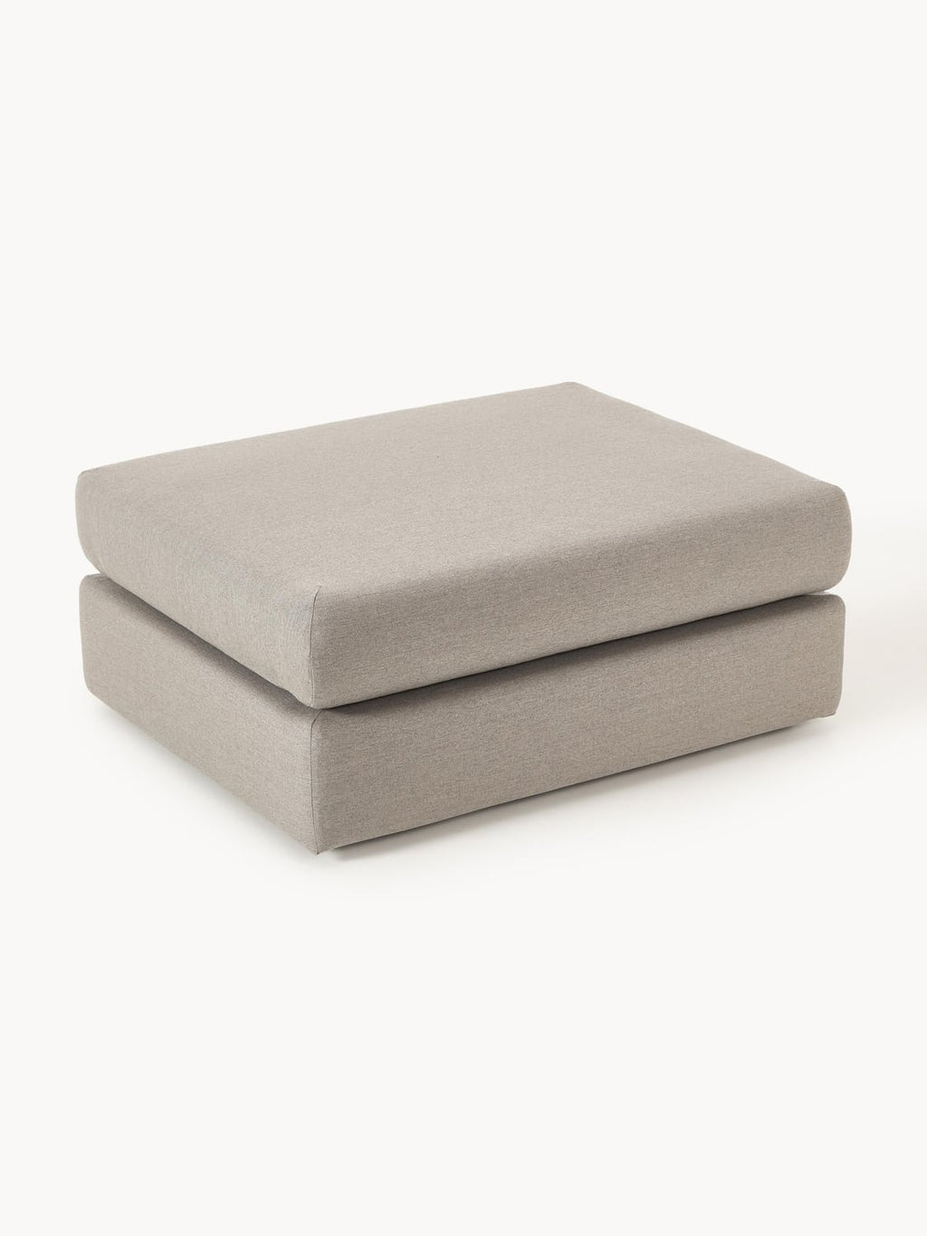Rabea Garden Ottoman — Warm Grey