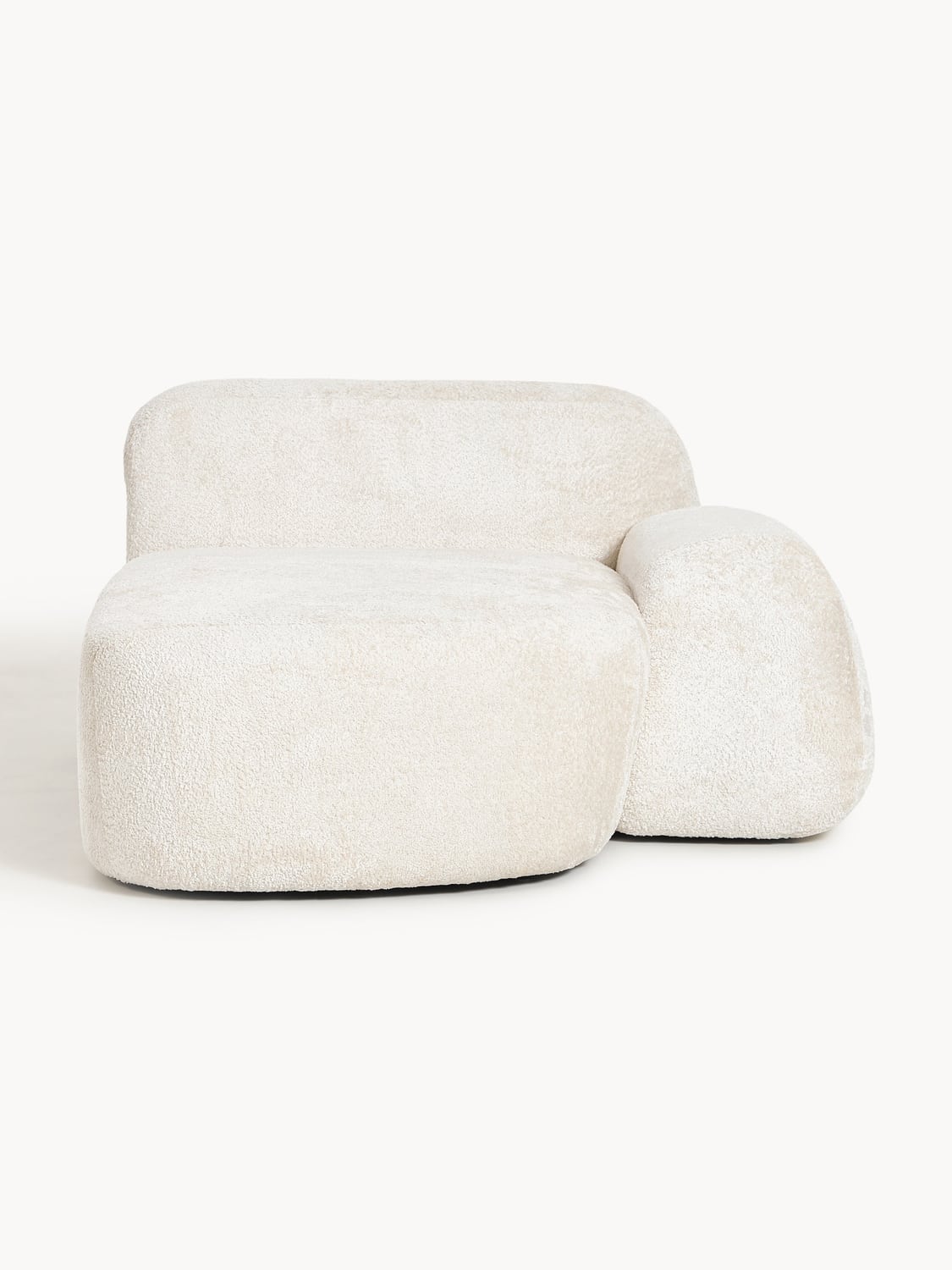 Wolke Teddy Bouclé-Chaise — Off-White