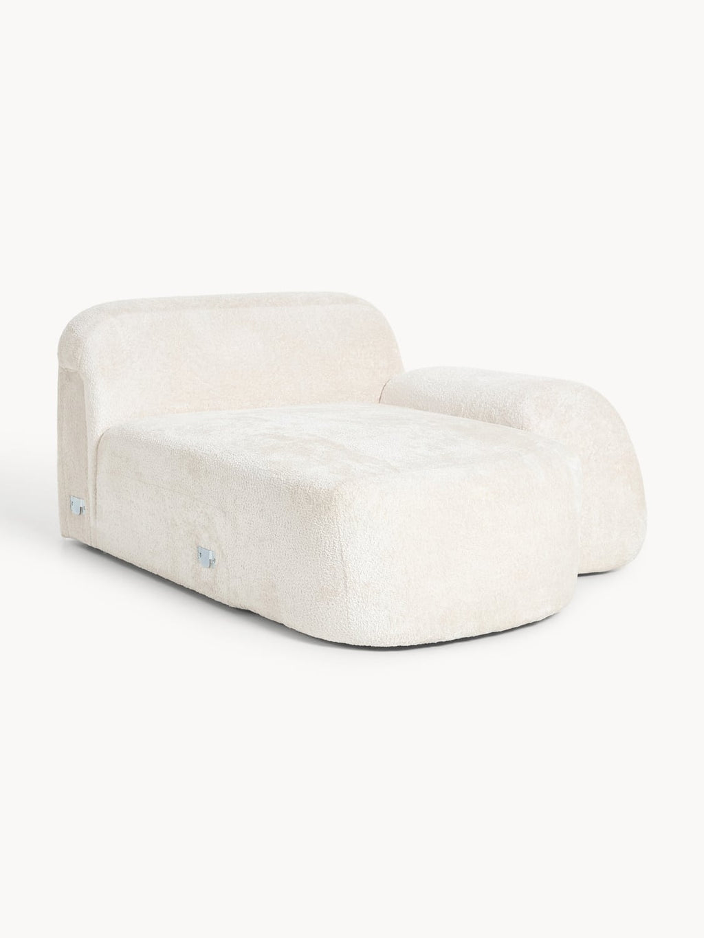 Wolke Teddy Bouclé-Chaise — Off-White