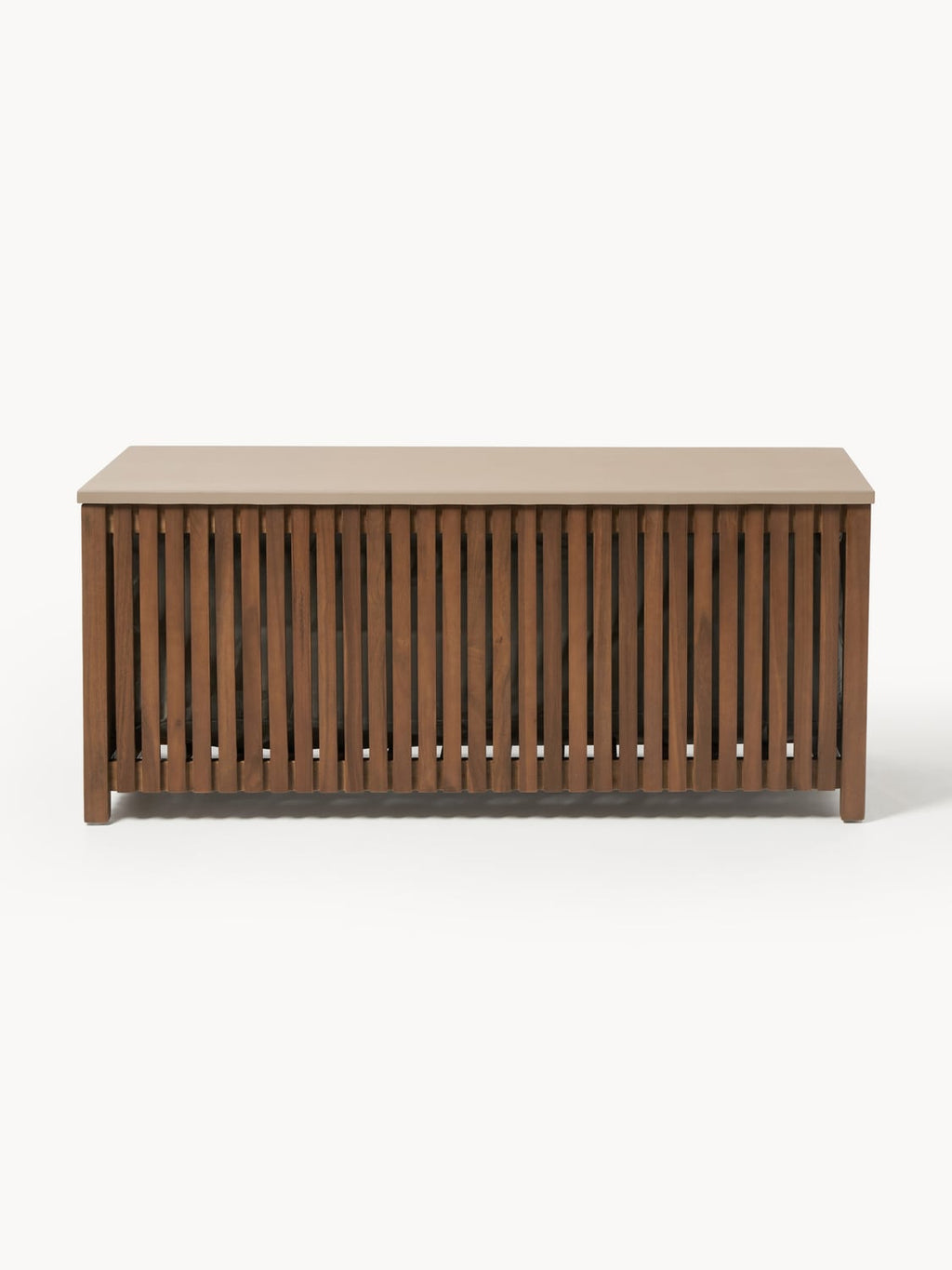 Arkin Garden Storage Box in Acacia with Insert, B 129 cm — Brown