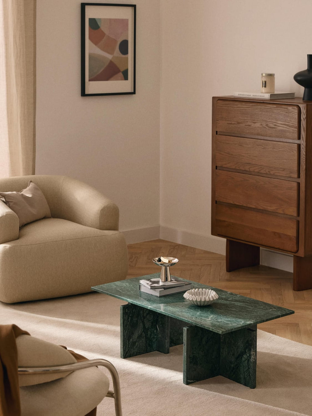 Marisa Coffee Table in Marble