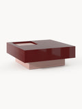 Alessa Coffee Table with Storage, B 90 cm — Dark Grey