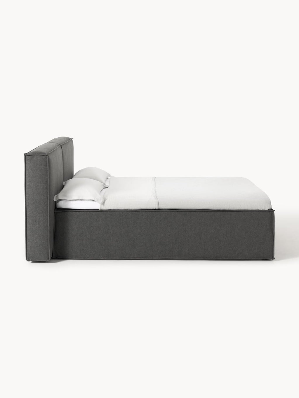 Lennon Box-Spring Bed — Taupe