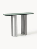 Noam Console Table with Marble Top — Stone Grey