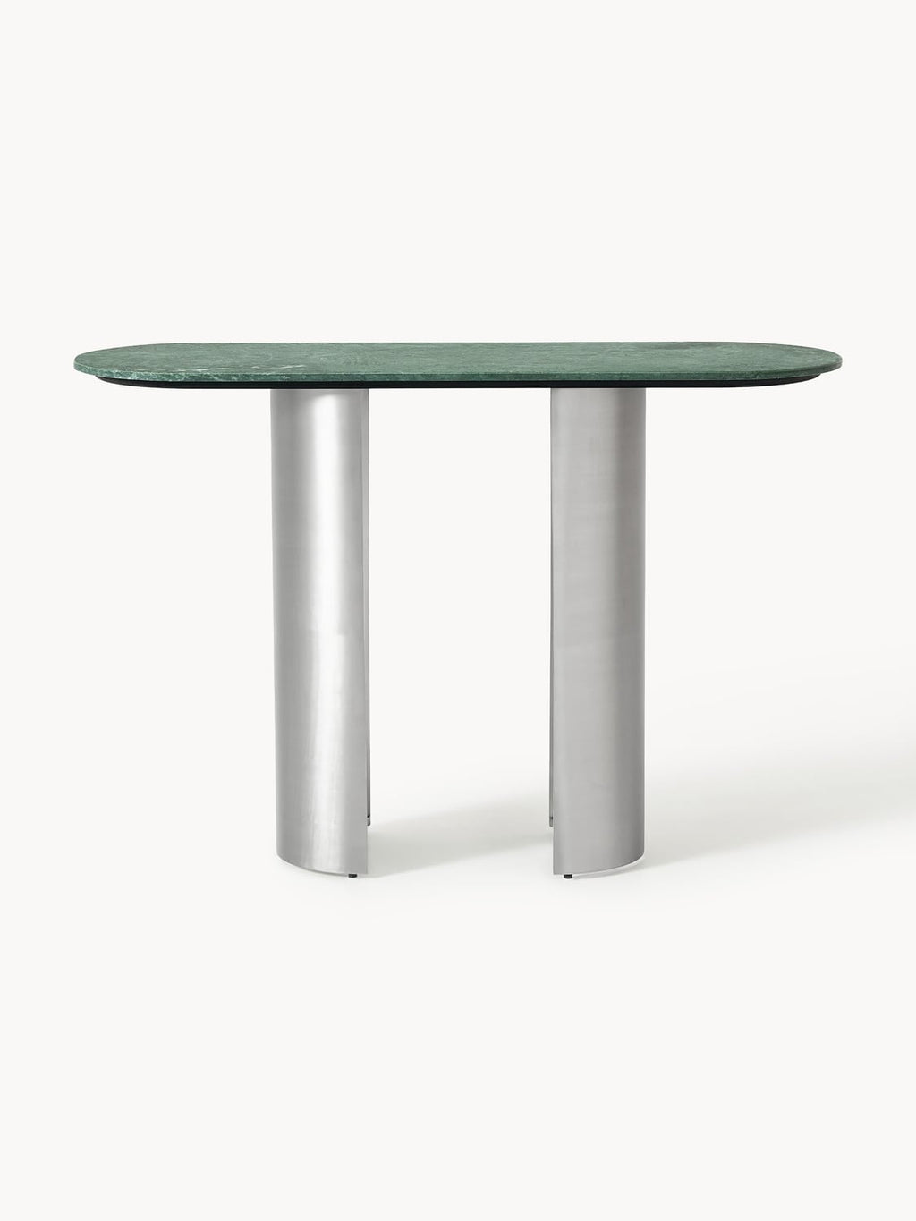 Noam Console Table with Marble Top — Stone Grey