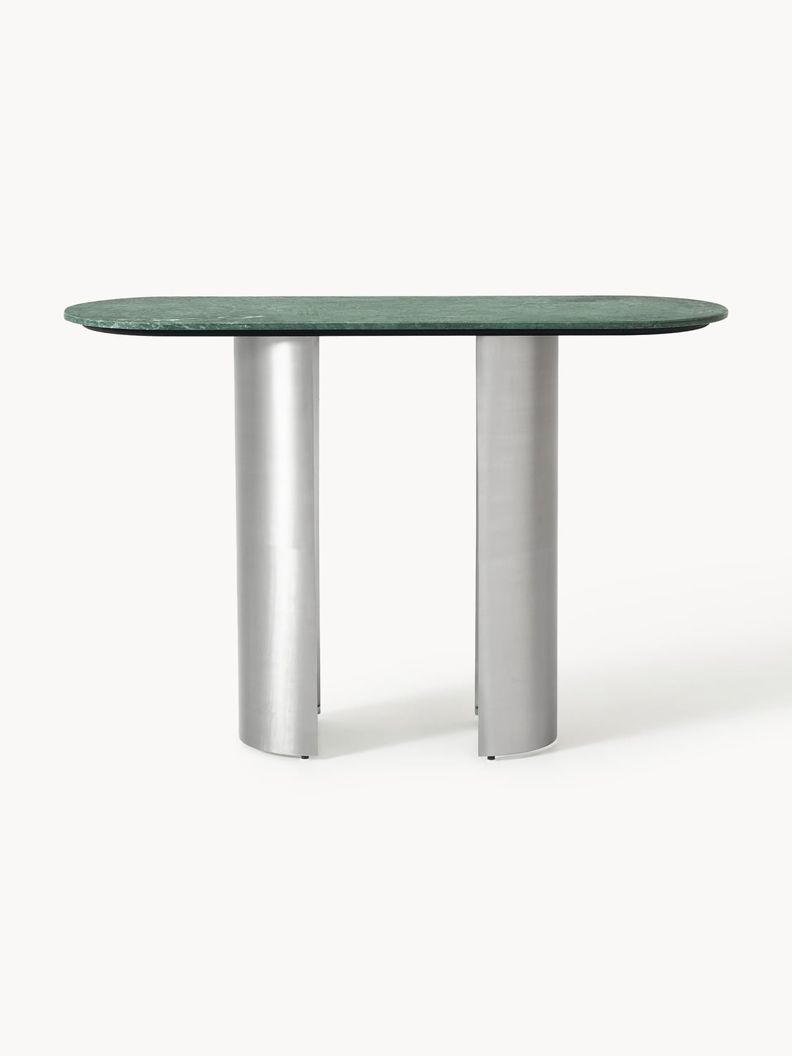 Noam Console Table with Marble Top — Stone Grey