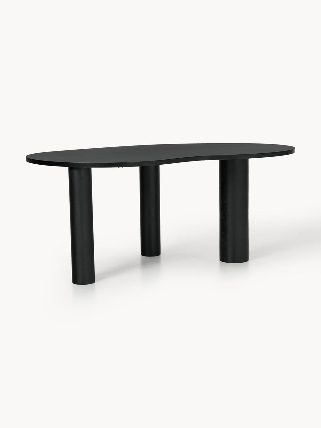 Naruto Dining Table in Oak in Organic Form, in various sizes — Taupe