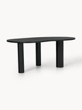 Naruto Dining Table in Oak in Organic Form, in various sizes — Taupe