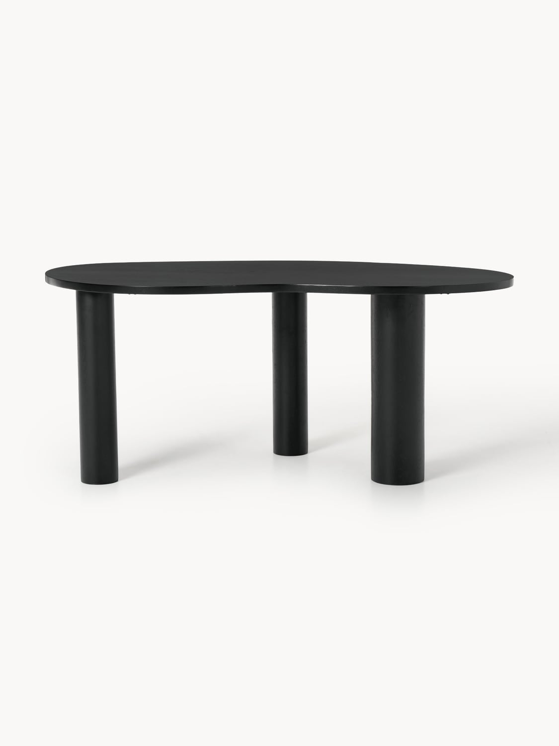 Naruto Dining Table in Oak in Organic Form, in various sizes — Taupe