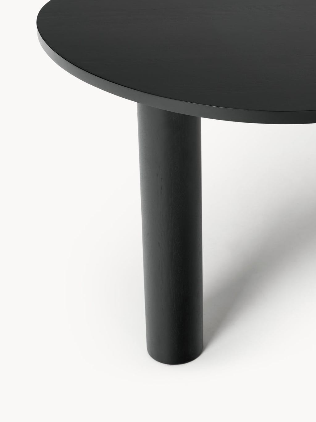 Naruto Dining Table in Oak in Organic Form, in various sizes — Taupe