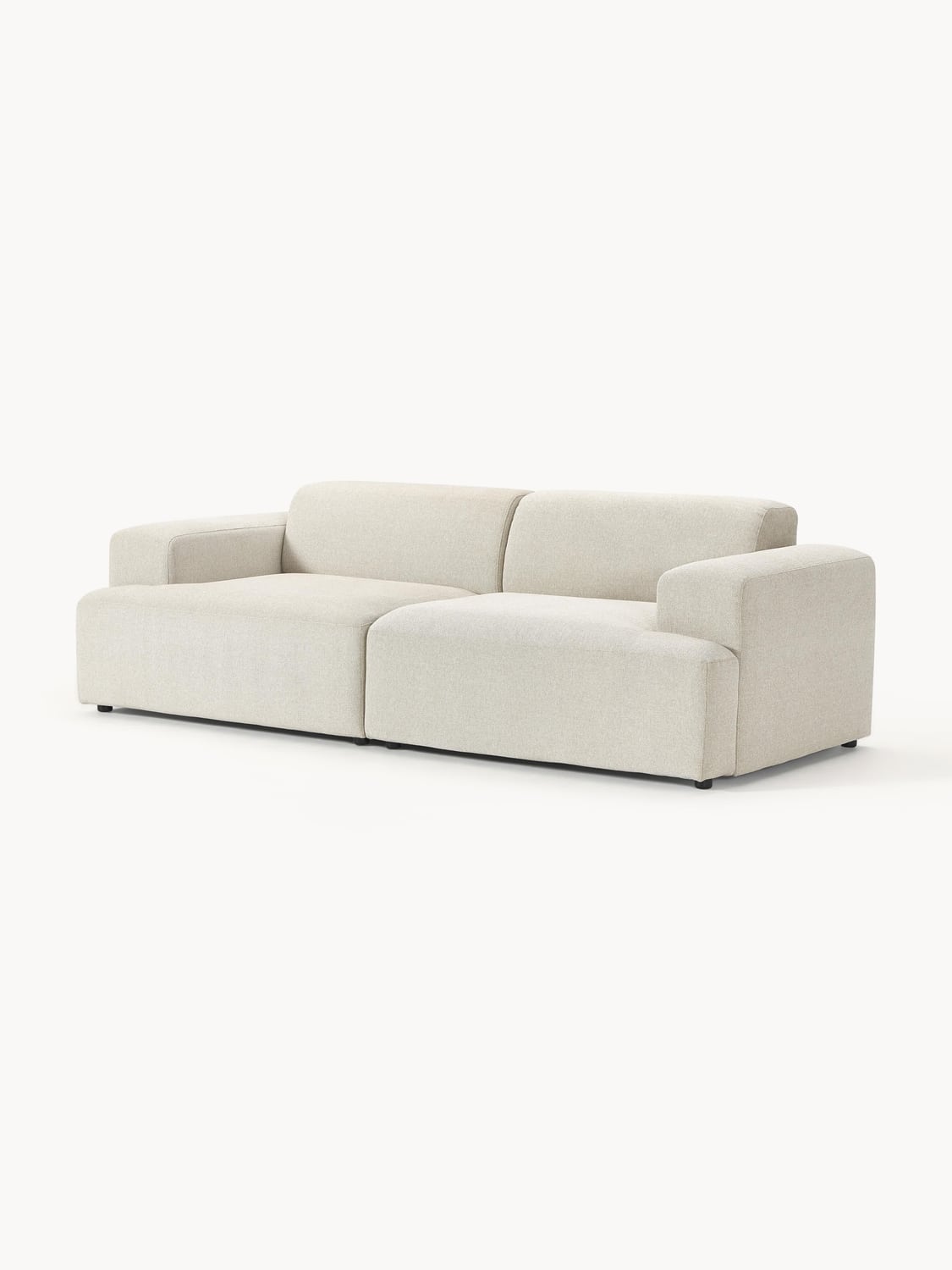 Melva Sofa (3-seater) — Light Grey