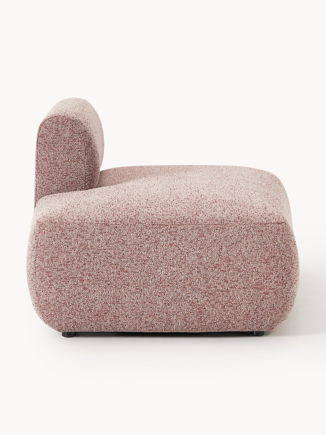 Sofia Bouclé-Chaise-Module — Warm Grey