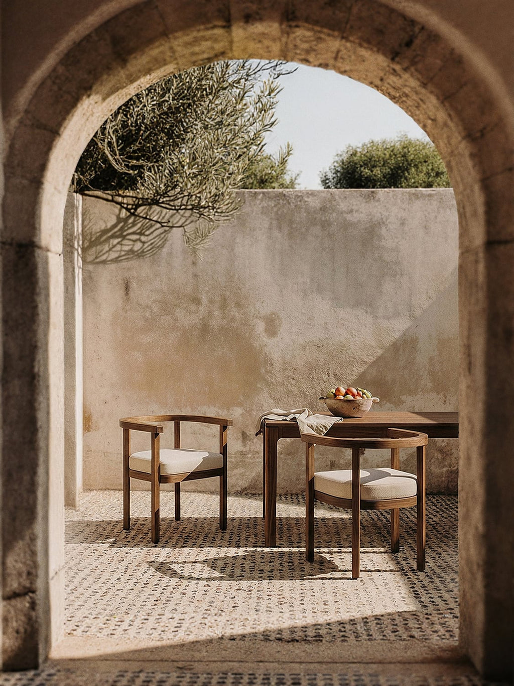 Matheus Garden Table in Acacia