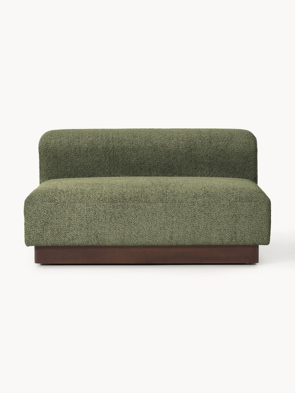 Natalie Sofa (2-seater) in Teddy Bouclé — Olive