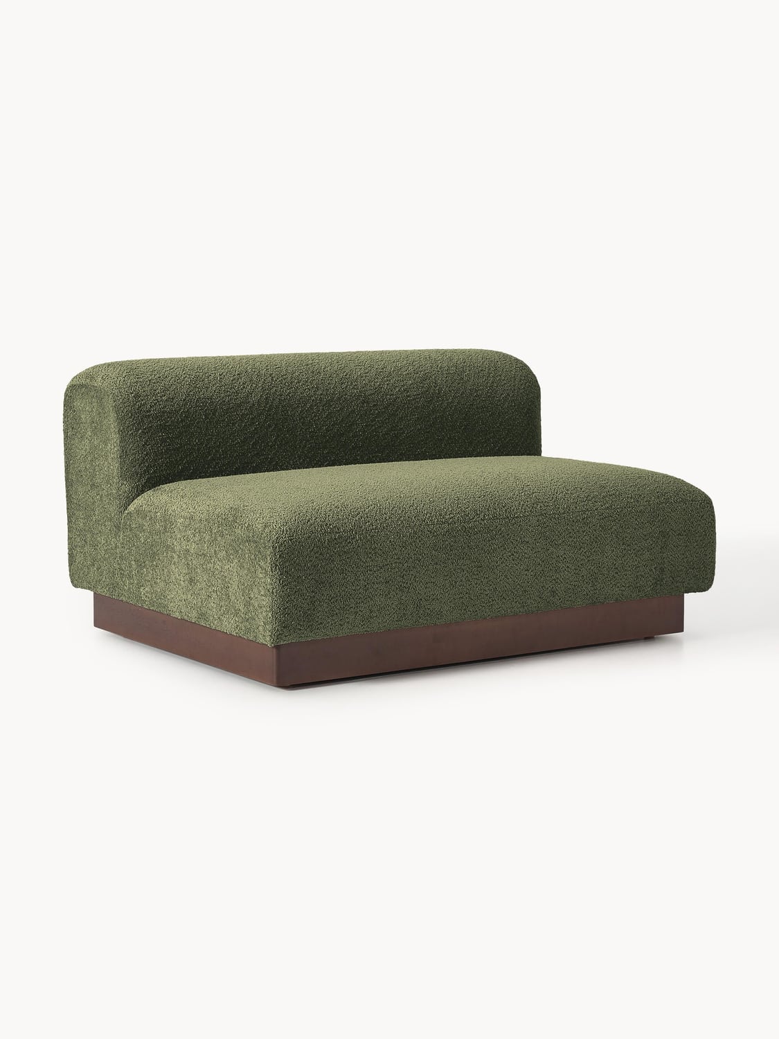 Natalie Sofa (2-seater) in Teddy Bouclé — Olive