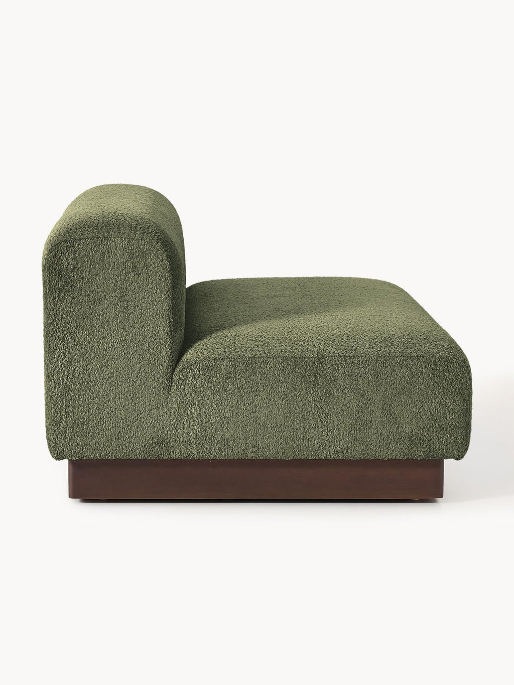 Natalie Sofa (2-seater) in Teddy Bouclé — Olive