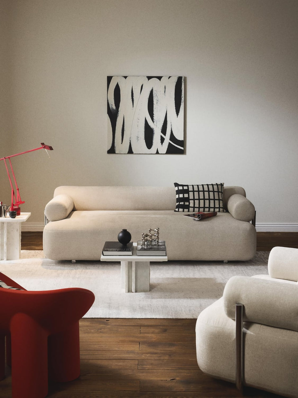 Stella Sofa (3-seater) — Light Grey