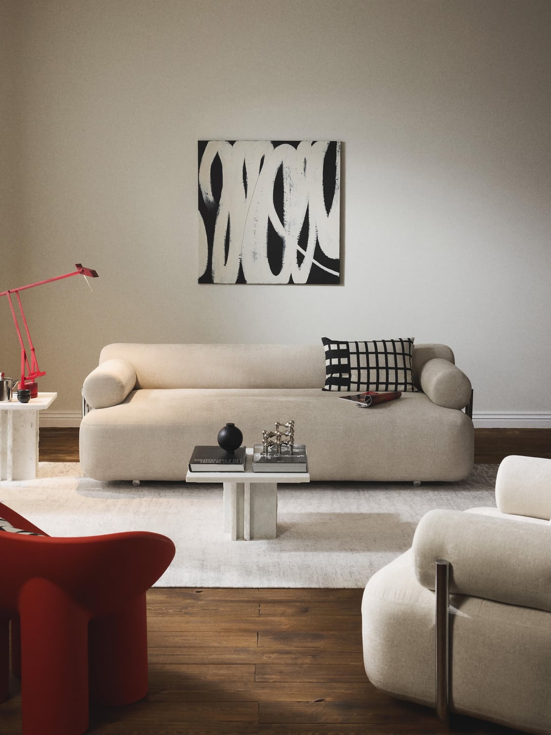 Stella Sofa (3-seater) — Light Grey