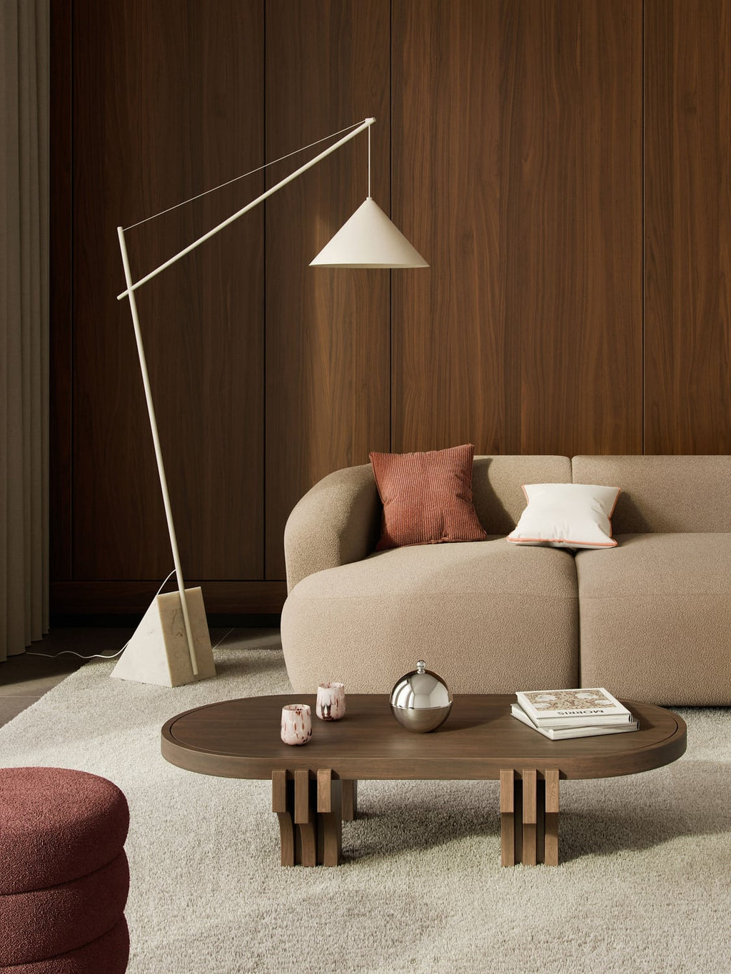 Nolan Oval Wood-Coffee Table