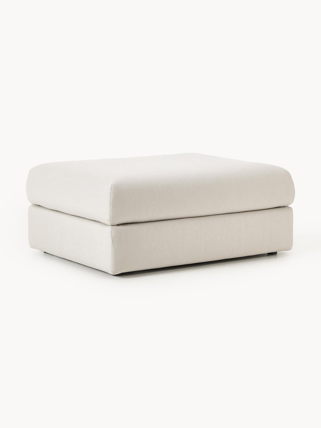 Rabea Garden Ottoman — Light Grey
