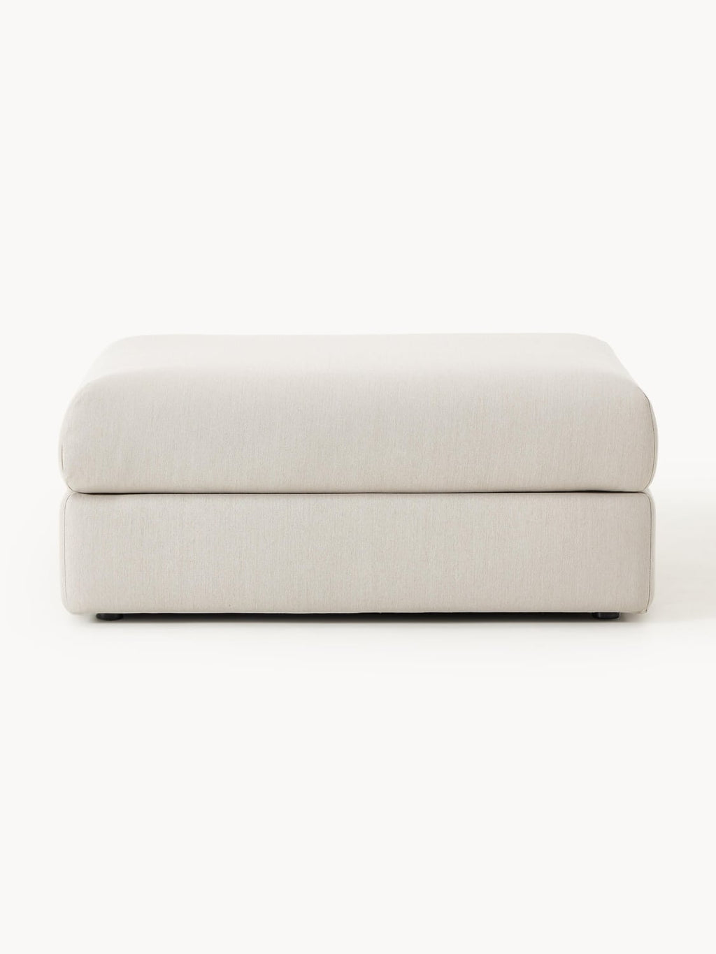 Rabea Garden Ottoman — Light Grey