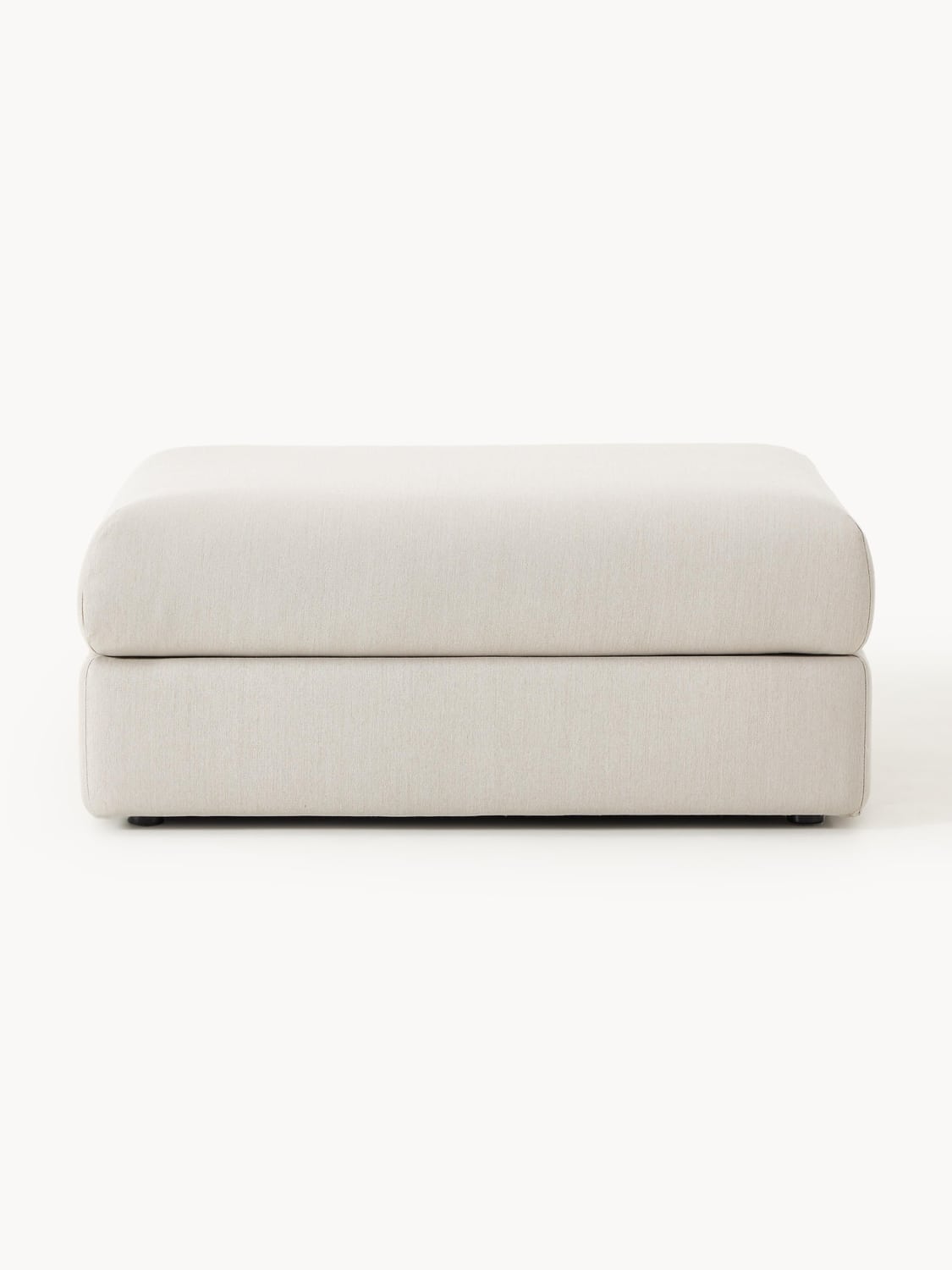 Rabea Garden Ottoman — Light Grey