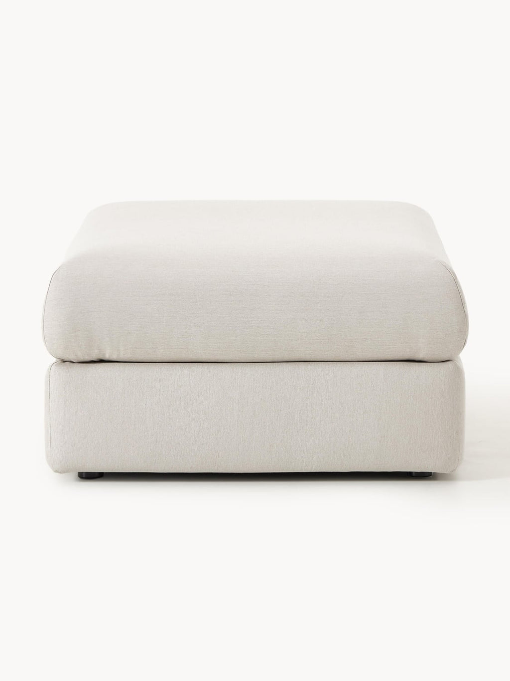 Rabea Garden Ottoman — Light Grey