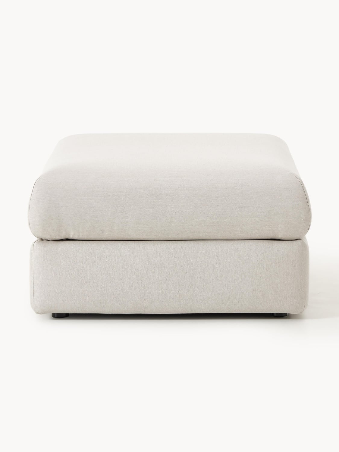 Rabea Garden Ottoman — Light Grey