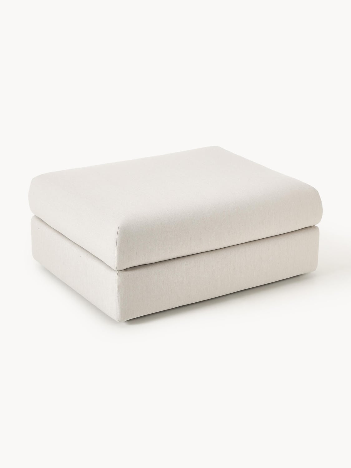 Rabea Garden Ottoman — Light Grey