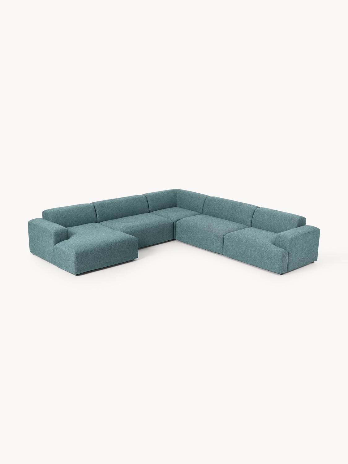 Melva XL Corner Sofa — Teal