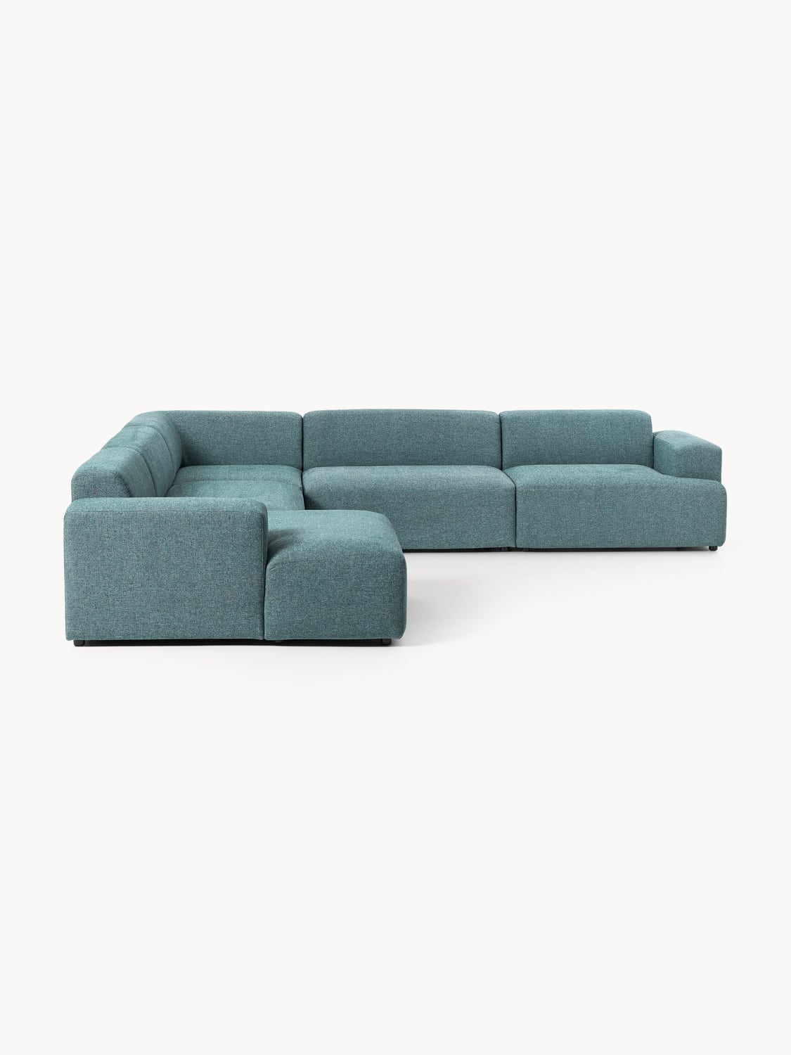 Melva XL Corner Sofa — Teal
