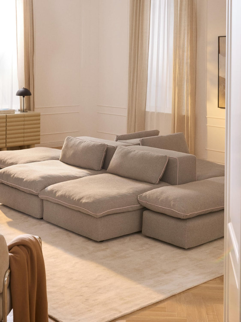 Felix Modular XL Sofa — Oatmeal