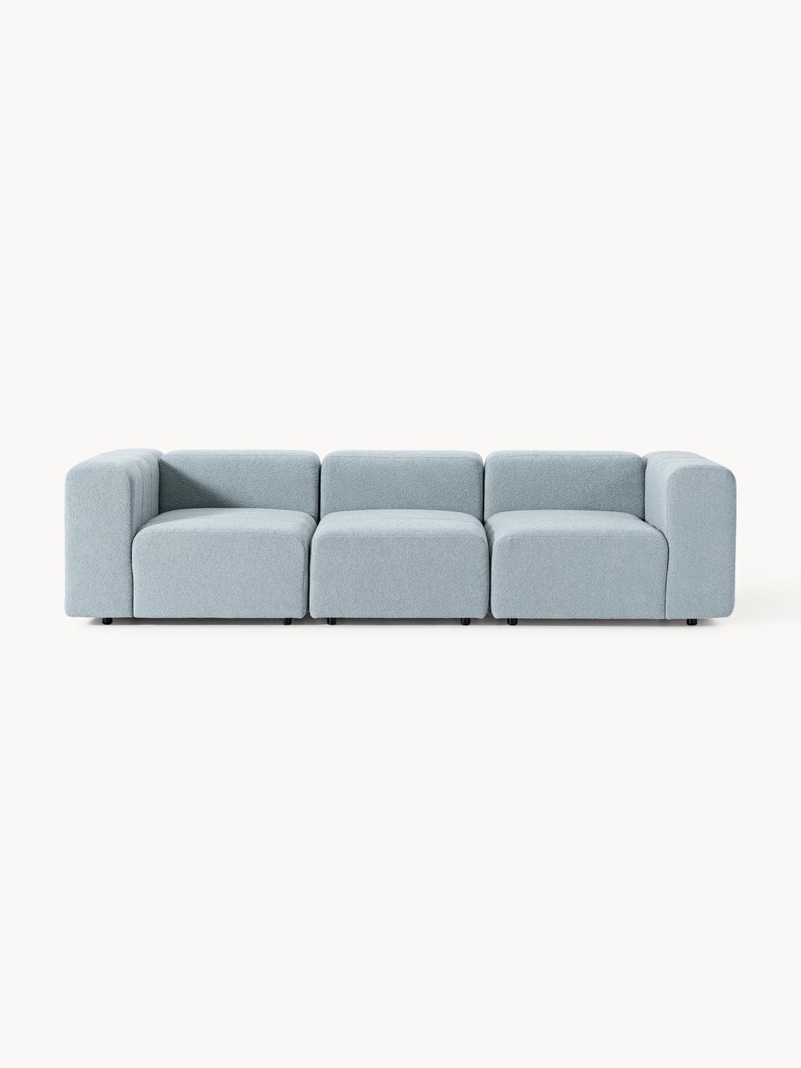 Lena Modular Bouclé Sofa (4-seater) — Lilac