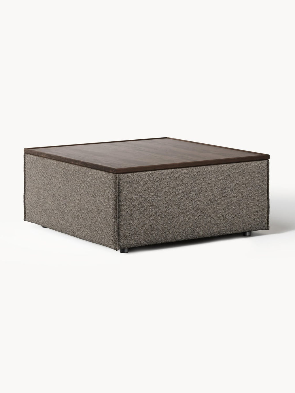 Lennon Bouclé Sofa-Ottoman with Storage