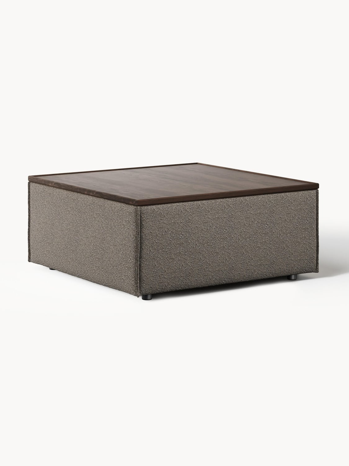 Lennon Bouclé Sofa-Ottoman with Storage
