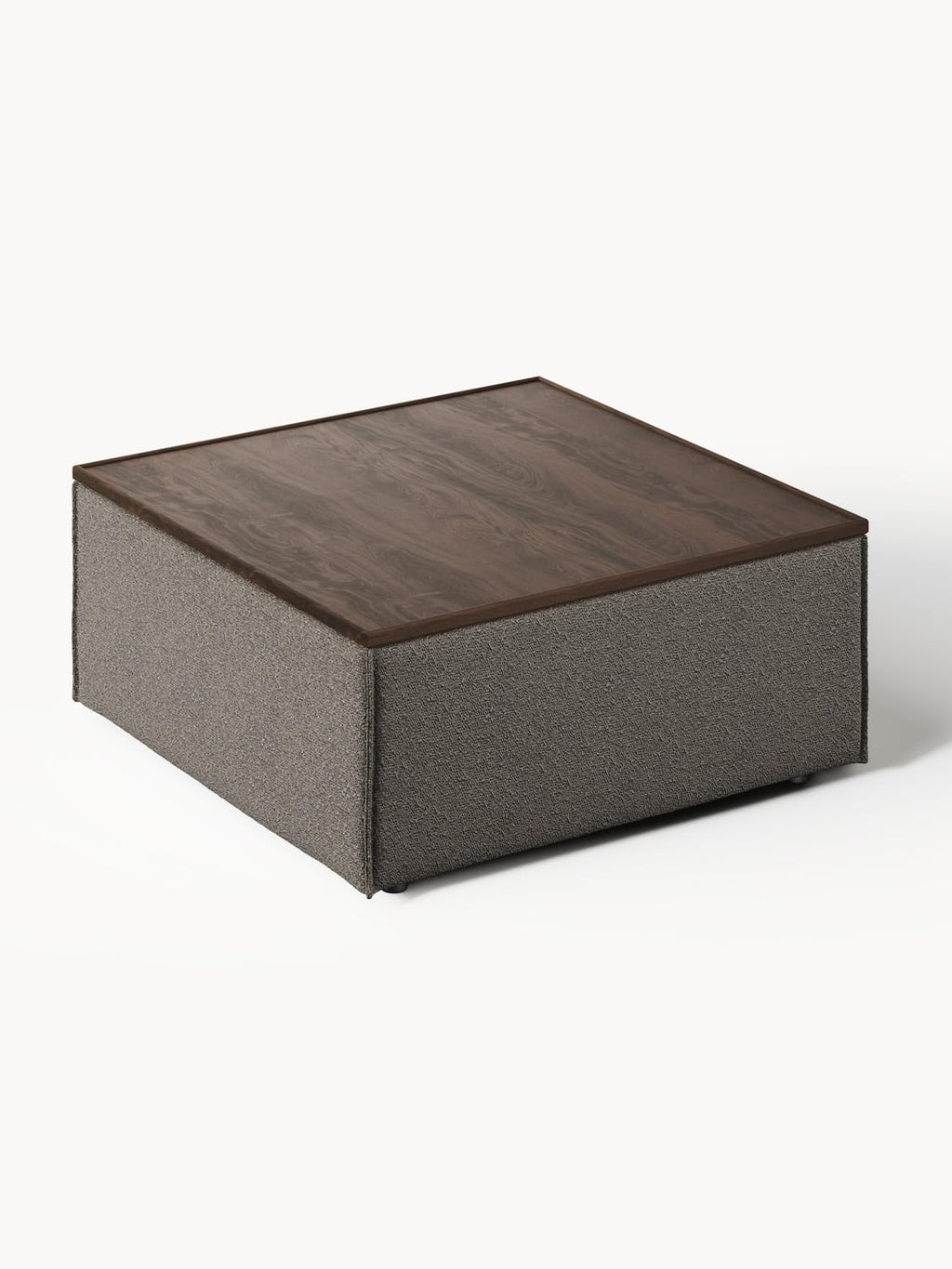 Lennon Bouclé Sofa-Ottoman with Storage