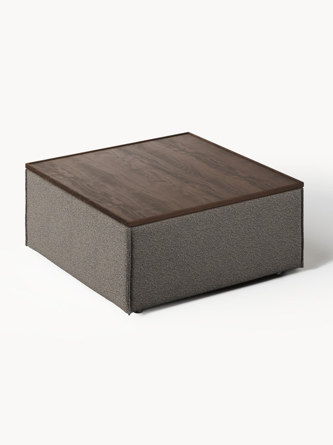 Lennon Bouclé Sofa-Ottoman with Storage
