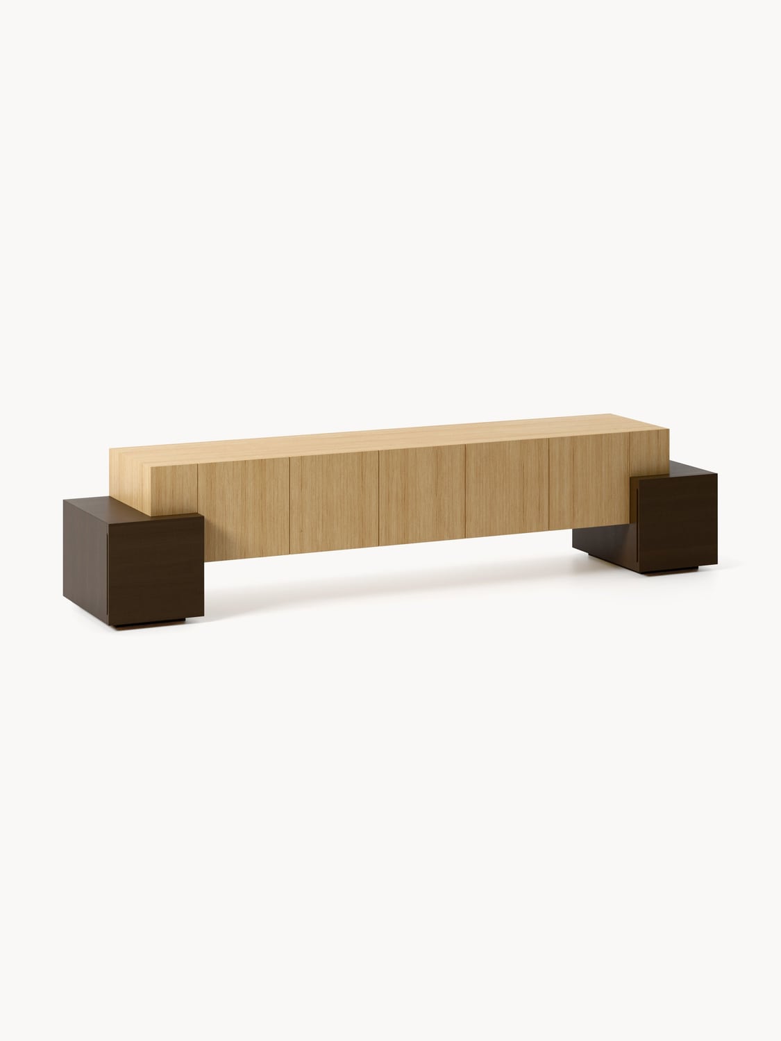 Pino TV-Lowboard in Wood — Dune