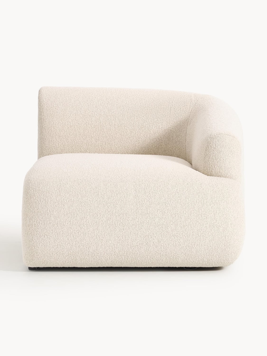 Sofia Bouclé Corner Module — Off-White