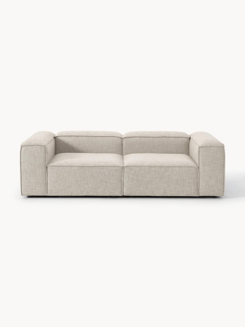 Lennon Modular Sofa (3-seater) in Linen Blend — Oatmeal
