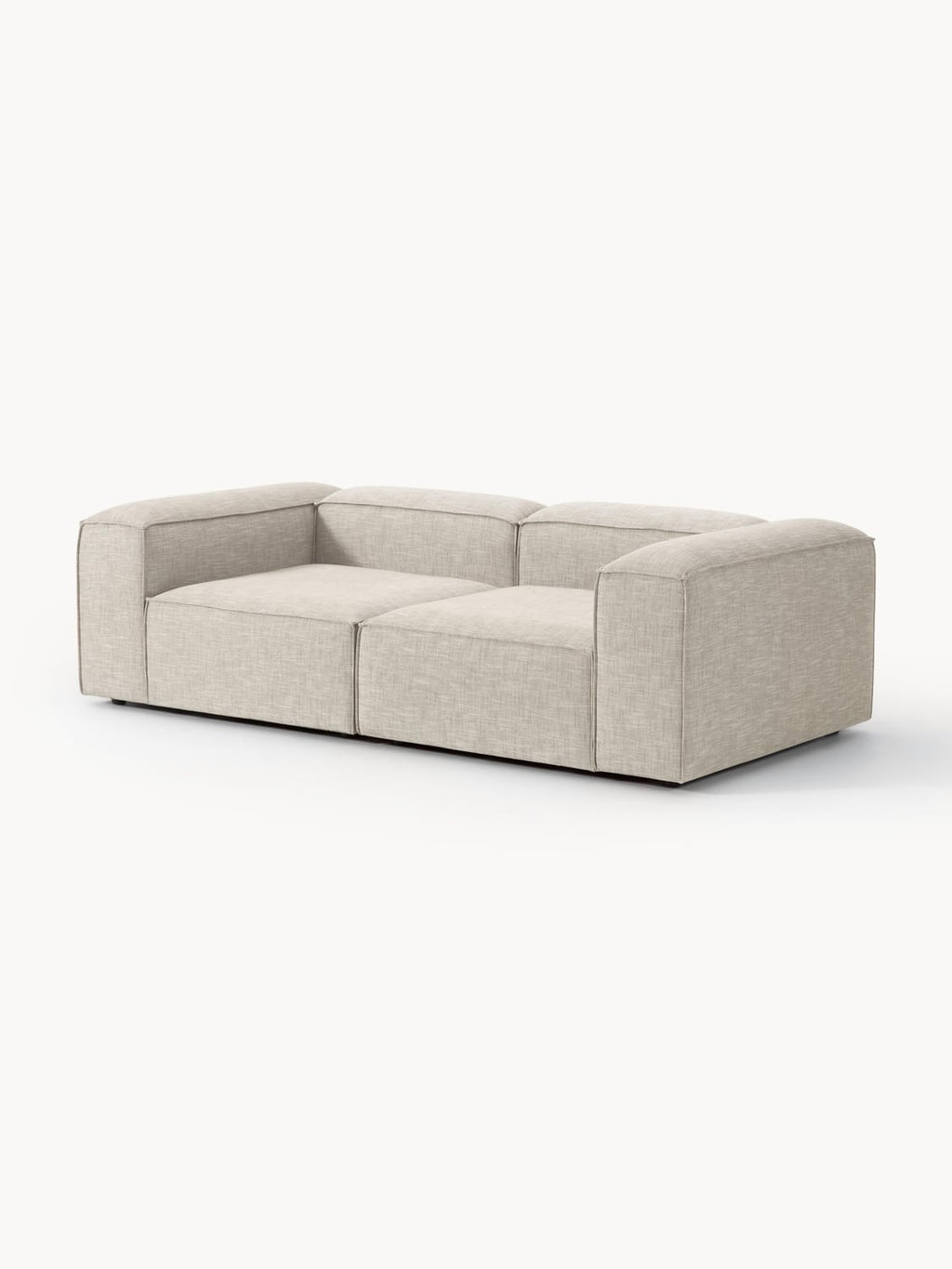 Lennon Modular Sofa (3-seater) in Linen Blend — Oatmeal