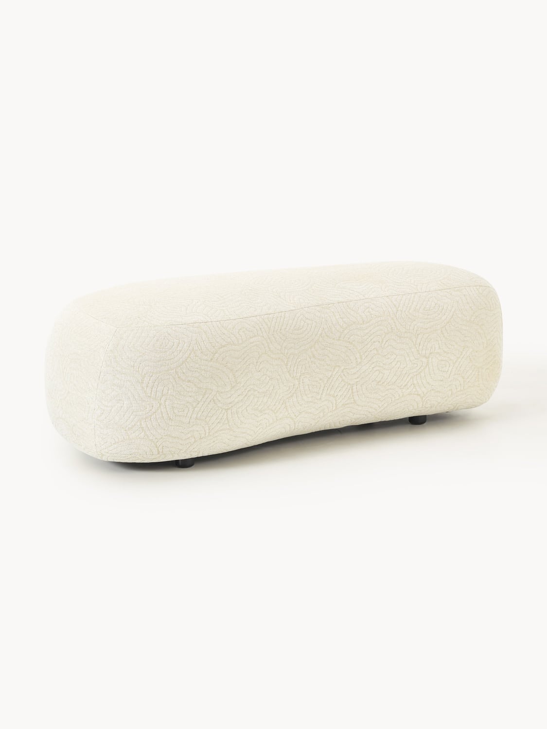 Alba XL Sofa Ottoman — Blush