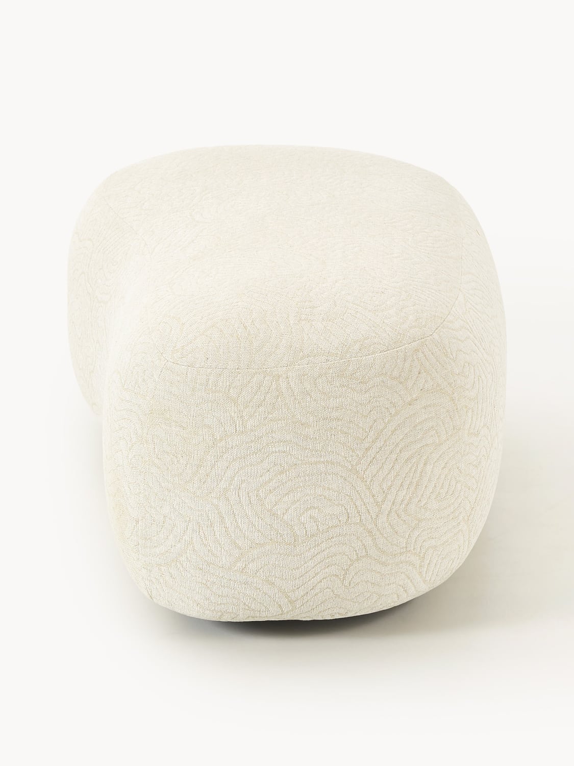 Alba XL Sofa Ottoman — Blush